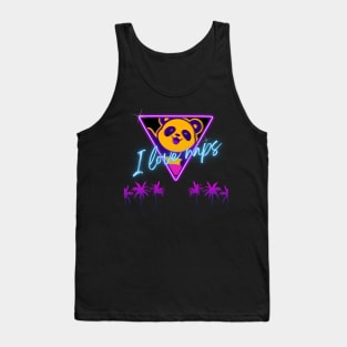 Cute Panda Cyberpunk - I Love Naps - Kawaii Panda #5 Tank Top